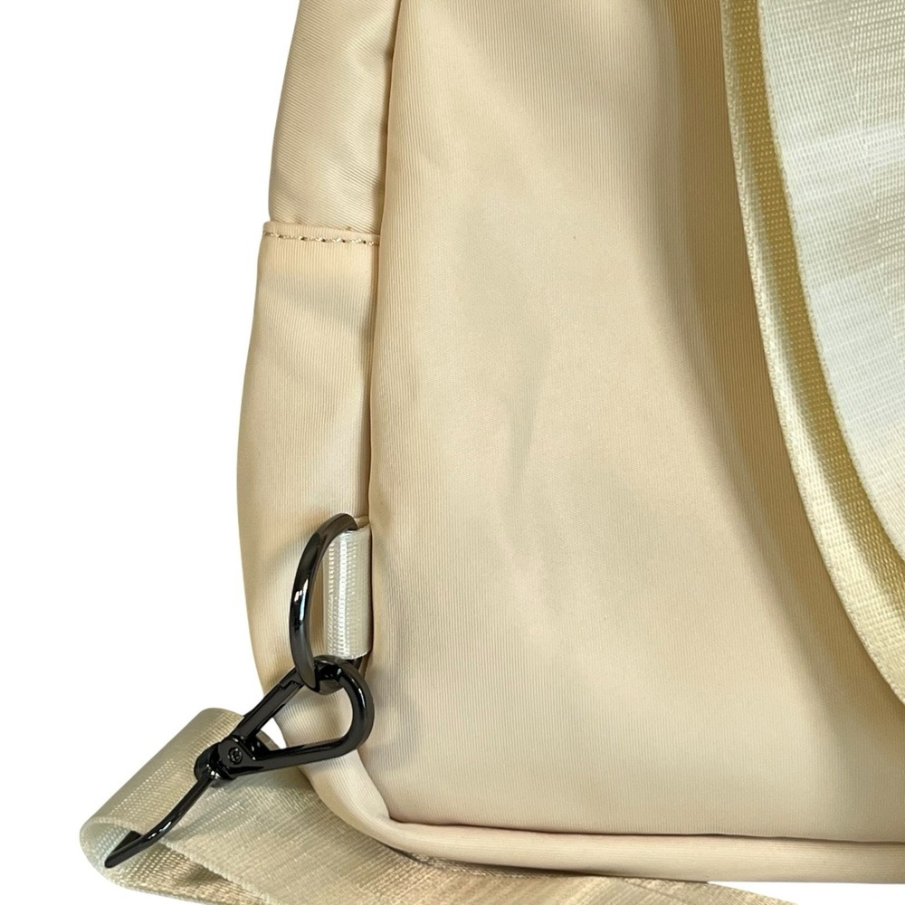 Latmap Sling Bag Men Women Crossbody Backpack Adjustable Strap Cream Color - Picture 5 of 10